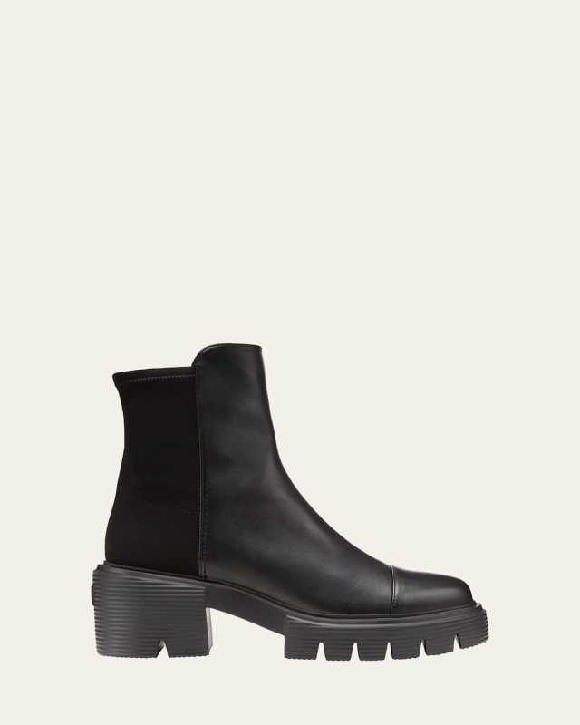 Soho Leather Moto Booties